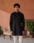 Black Jodhpuri kurta