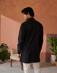 Black Jodhpuri kurta